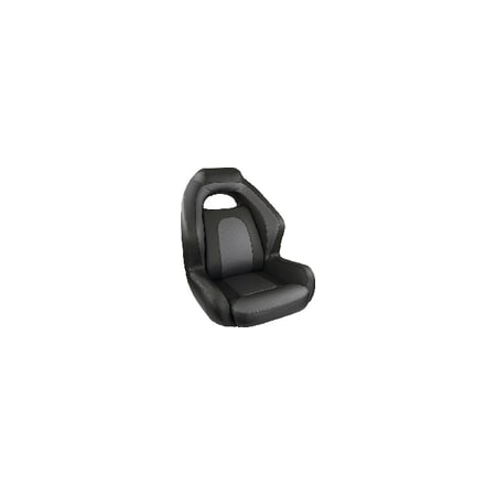 Springfield Marine Springfield Ozark Bass Seat; Bucket Seat; Charcoal & Gray 1043224